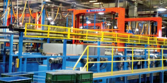 自動生産ラインをリン酸で処理するウーシーTrelleborgの会社のアルミニウム鉄