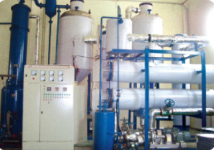 自動電圧塗装生産ライン 水の出量が大きい 回復効率が高い 塩の出量が少ない そして泥の清浄な回収